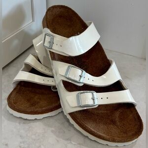 Birkenstock NWOT White 3 Strap Sandal